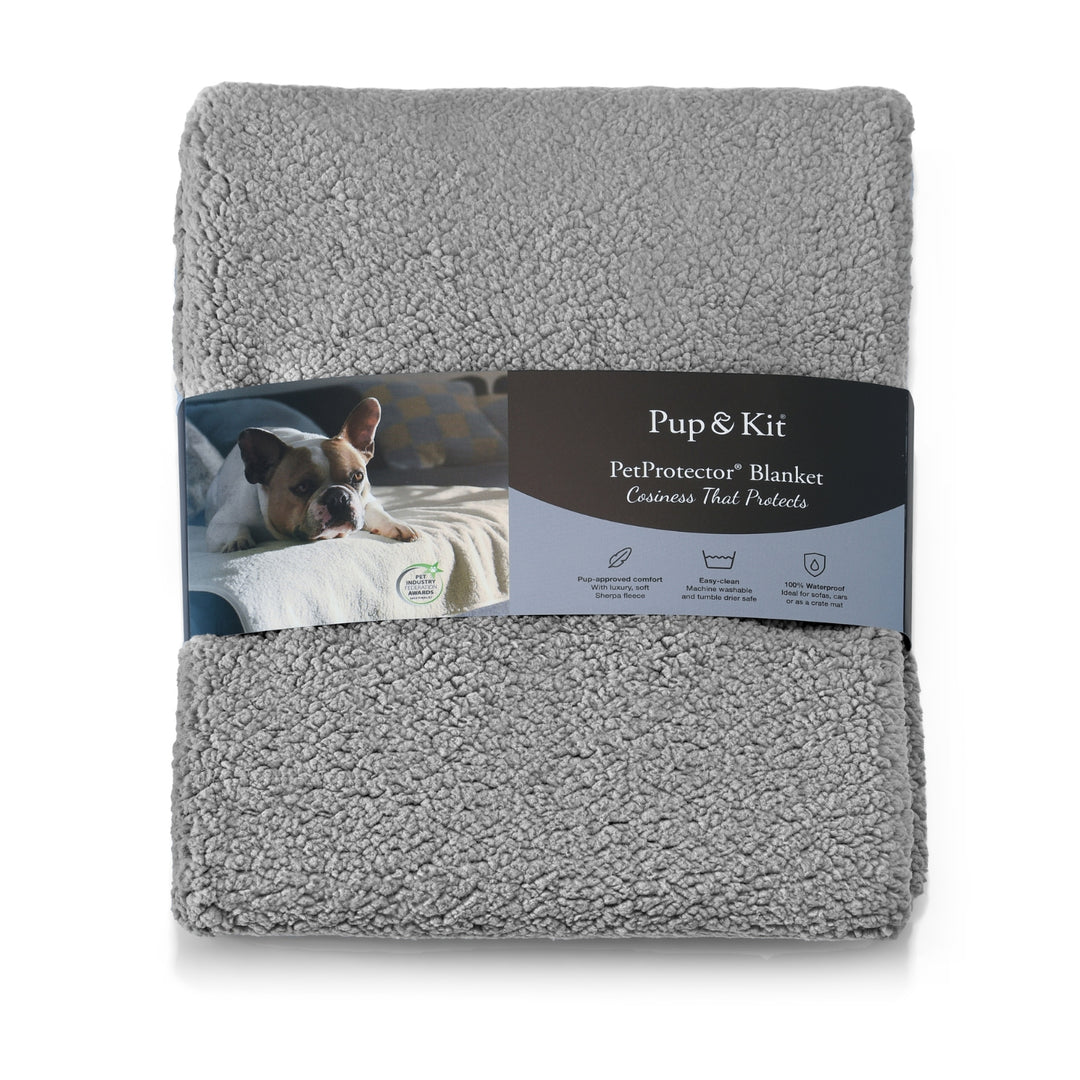 PetProtector Grey Dog Blanket Waterproof