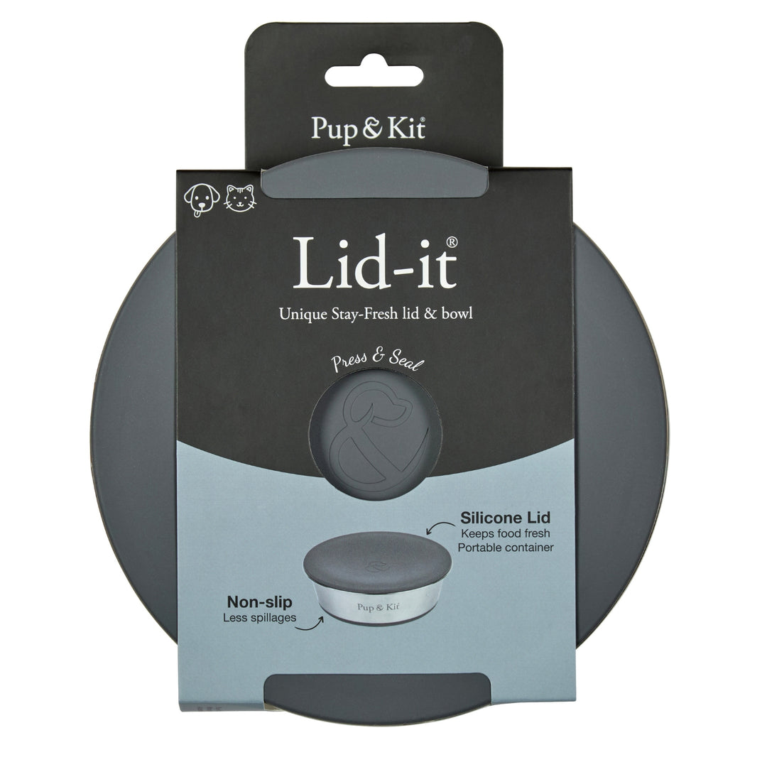 Lid-it Bowl with Stay-Fresh Lid - Grey
