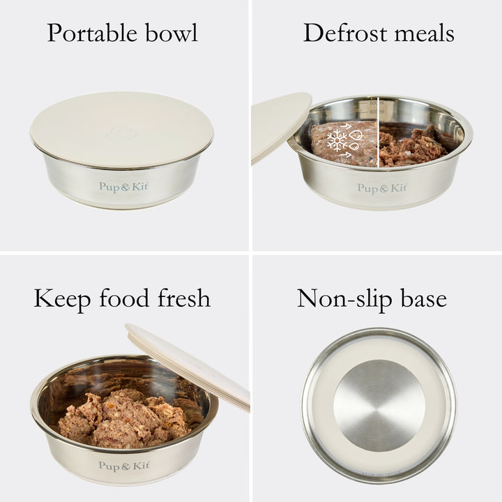 Lid-it Bowl with Stay-Fresh Lid - Beige