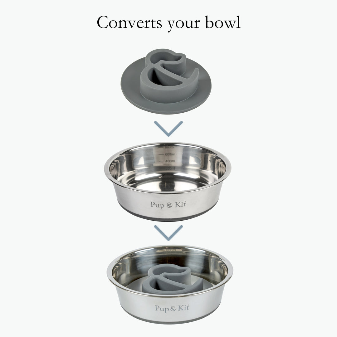 Slow Feeder Bowl Insert with Suction Cup