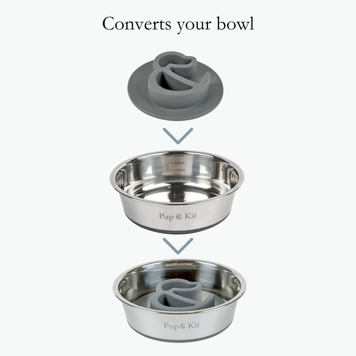 Slow Feeder Bowl Insert with Suction Cup
