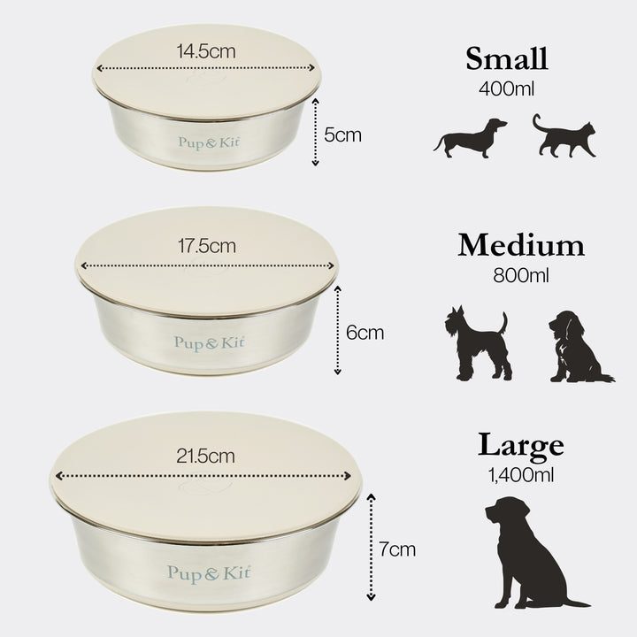 Lid-it Bowl with Stay-Fresh Lid - Beige