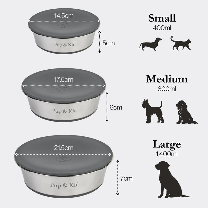 Lid-it Bowl with Stay-Fresh Lid - Grey