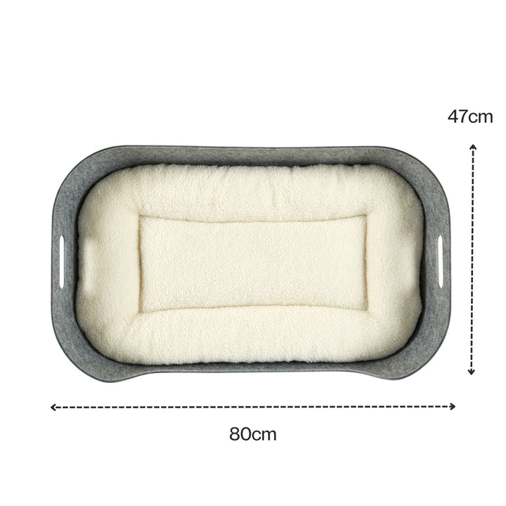 PetNest felt bed dimensions#mattress-colour_natural