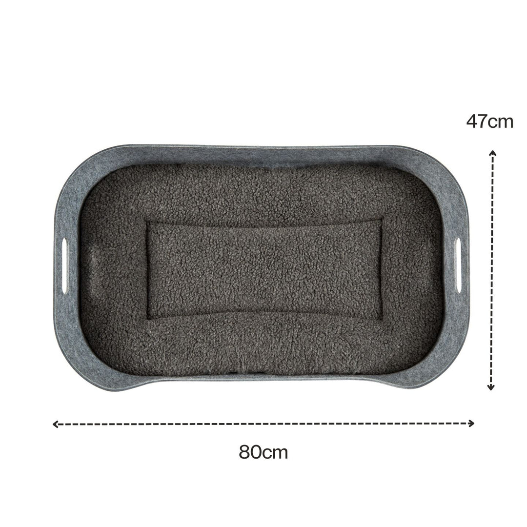 PetNest felt bed dimensions#mattress-colour_slate-grey