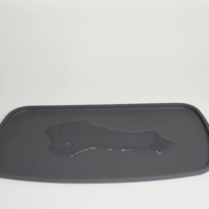 Silicone Feeding Placemat with Catching Lip - Beige
